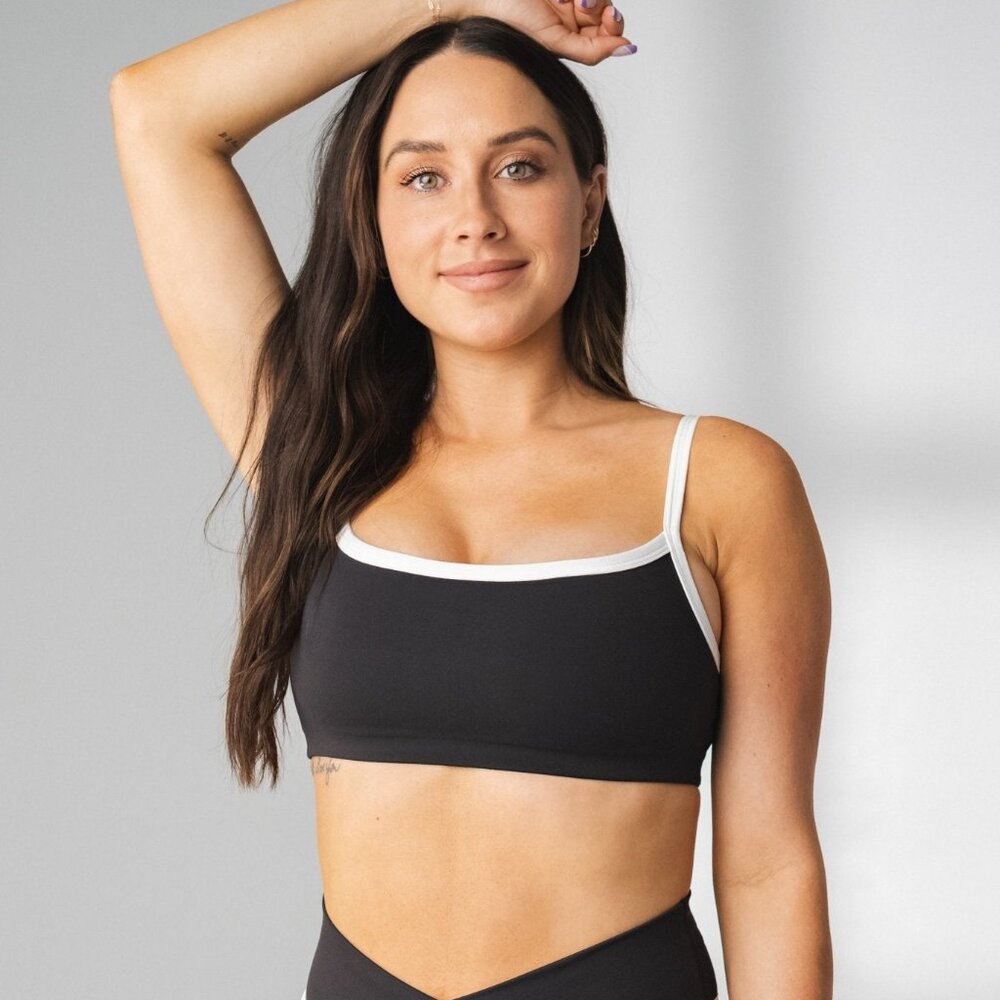 Vitality Vitality Daydream® Block Square Bra - Midnight Contrast Size XS
